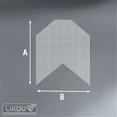 LIKOV Bosážní armovací díl LA-D rozměr 650/330mm LIKOV Bosážní armovací díl LA-D rozměr 650/330mm